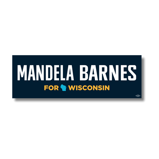 Mandela Barnes for Wisconsin Bumper Sticker